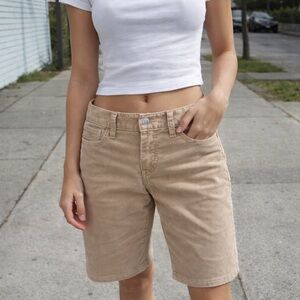 Levi's Women's Tan Corduroy Shorts